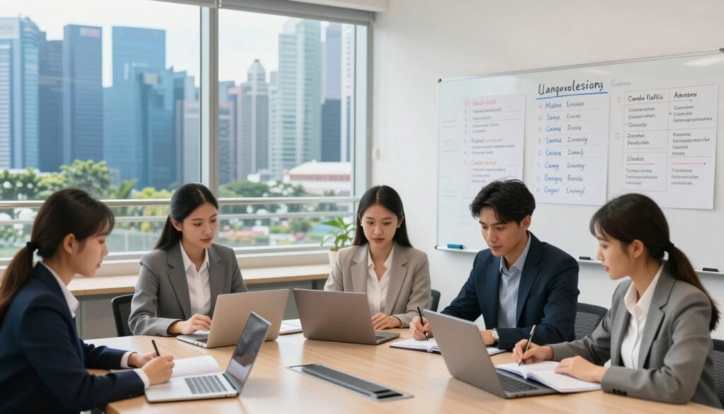 ค่าใช้จ่าย เรียนภาษา สิงคโปร์