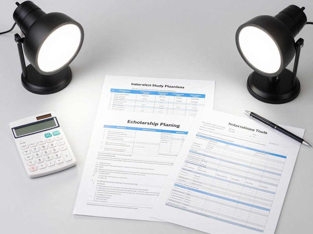 Financial planning documents and education investment materials for Le Cordon Bleu