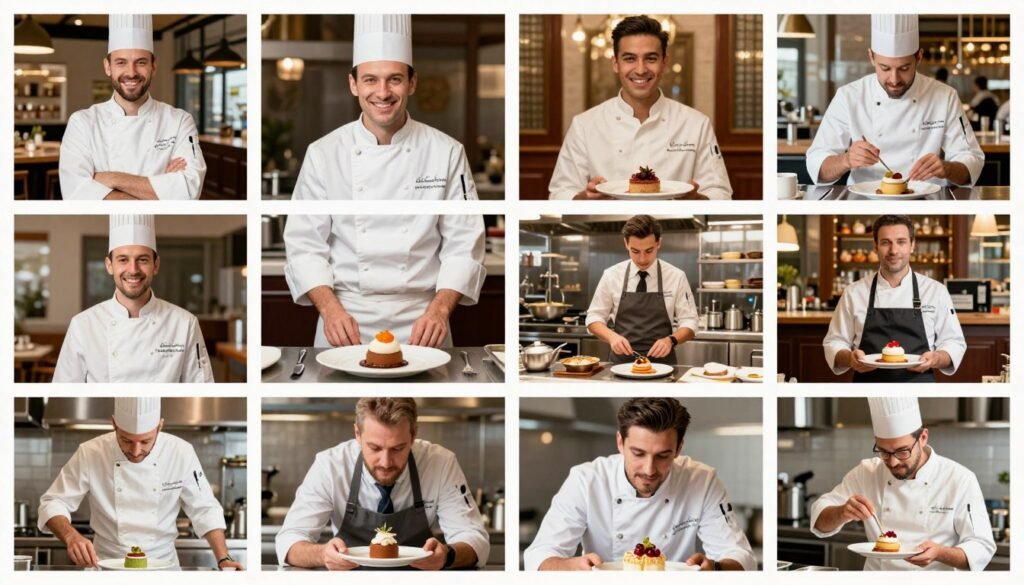 Le Cordon Bleu graduates working in various culinary and hospitality careers