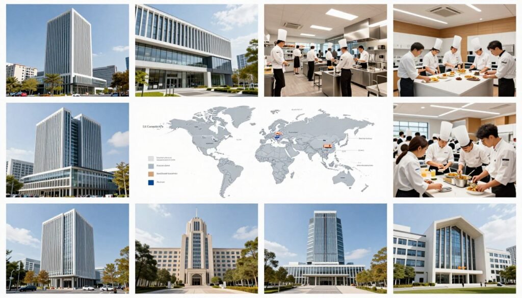 Le Cordon Bleu international campus locations and modern culinary facilities