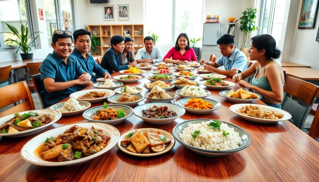 อาหารคอร์สเรียนภาษาอังกฤษที่ฟิลิปปินส์